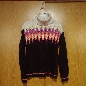 The Limited Turtleneck Sweater with Pattern